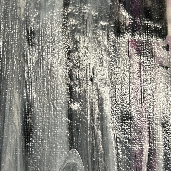 Hand Painted Original Painting Acrylic Canvas 10 X 10 Titled Leather  & Lace‎ - Picture 3 of 14